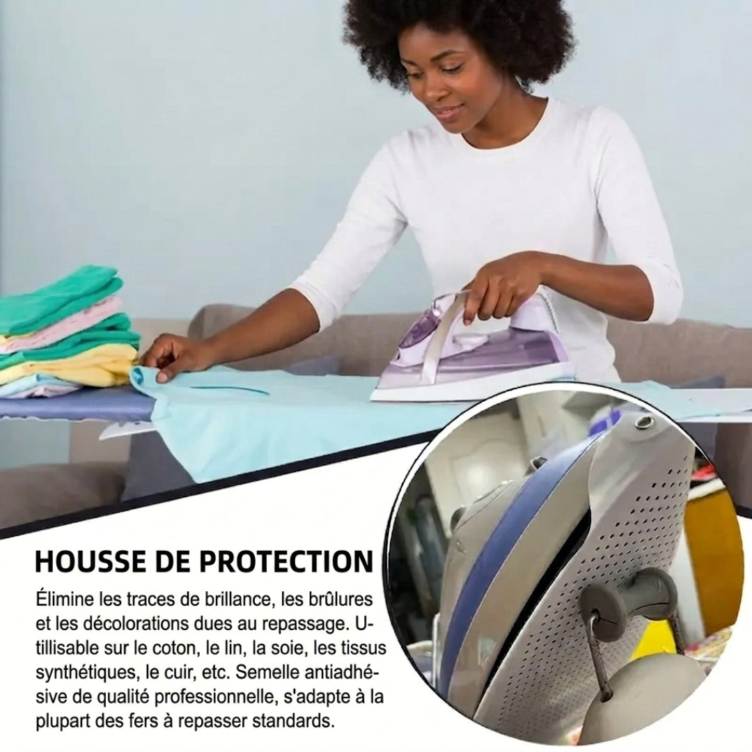 Protège Ironiqs™ - Ne laissez plus votre fer à repasser abîmer vos vêtements préférés