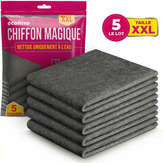 Le Chiffon Magique Écolino - Des surfaces impeccables en quelques secondes…