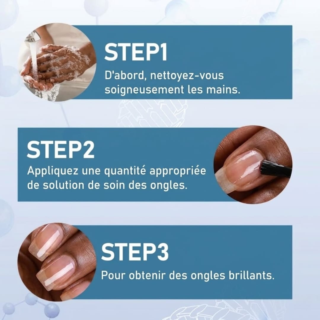 Huile Kératine 3-Day — Des ongles Plus forts, plus longs, plus brillants. Dès 3 jours.