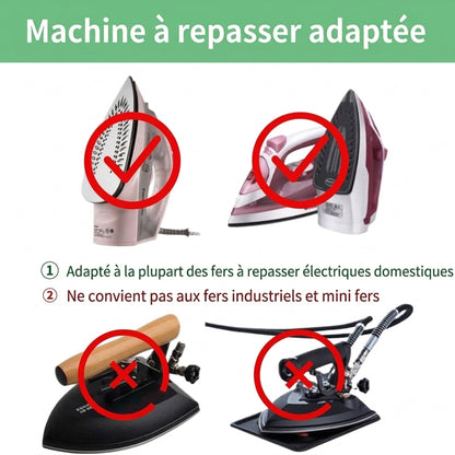 Protège Ironiqs™ - Ne laissez plus votre fer à repasser abîmer vos vêtements préférés