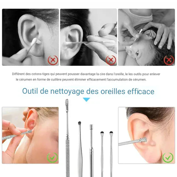 Kit Professionnel de Nettoyage des Oreilles – Des oreilles propres et soulagées en quelques minutes